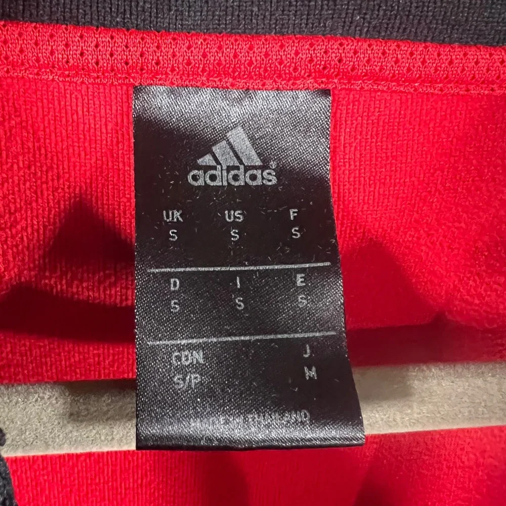 Adidas Chicago Bulls‎ NBA Full Zip Hoodie Red Black Basketball Men's Size S